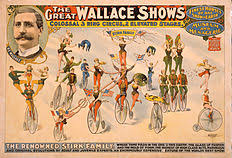 Advertisement for Wallace Shows circuis.